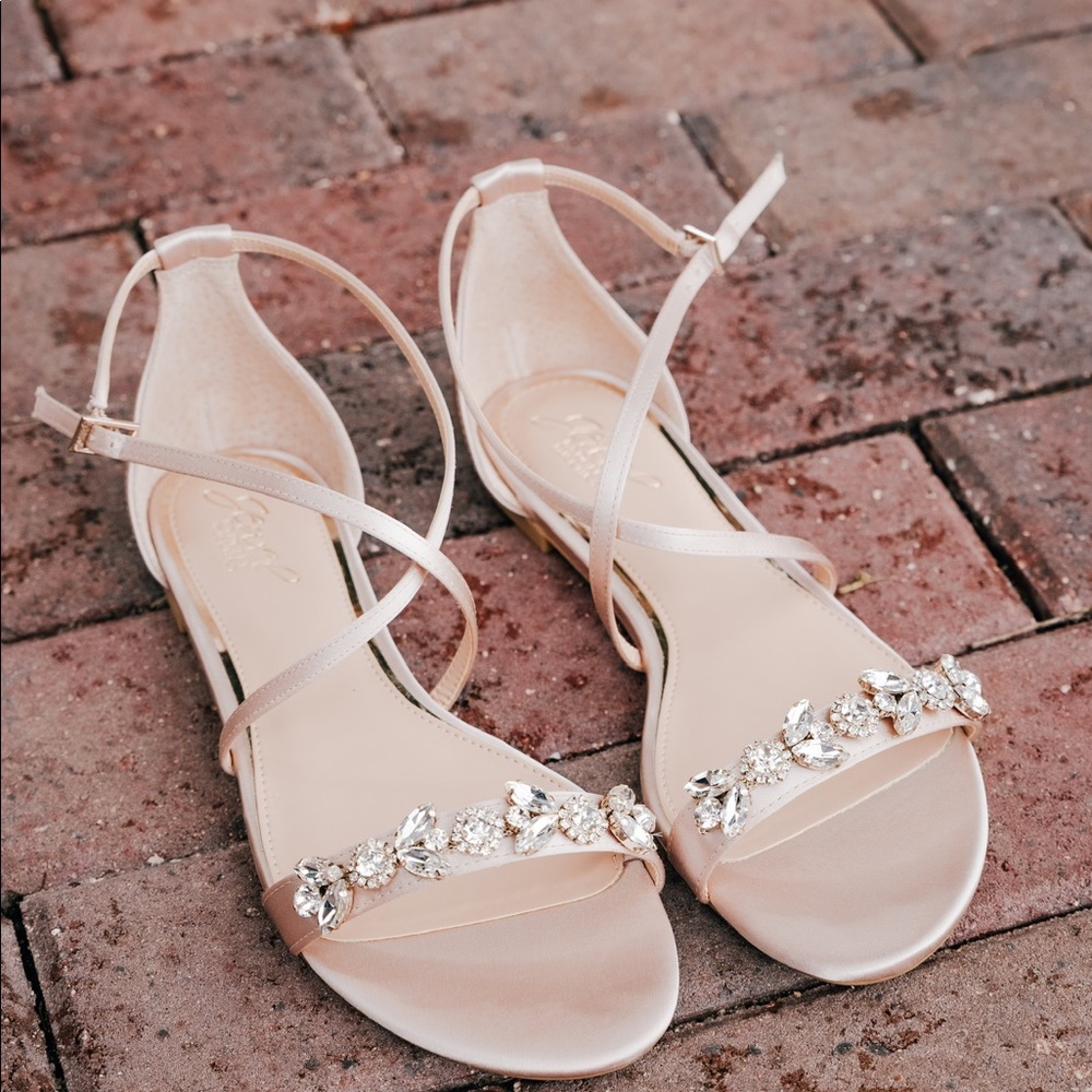 Flat Strappy Wedding Sandal